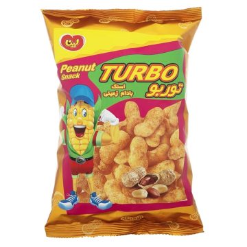 اسنک بادام زمینی توربو لینا 55 گرم