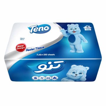 دستمال کاغذی 250 برگ دولا تنو (500برگ)