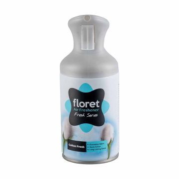 اسپری خوشبو کننده هوا سری فرش مدل Cotton Fresh فلورت 250 میلی لیتر