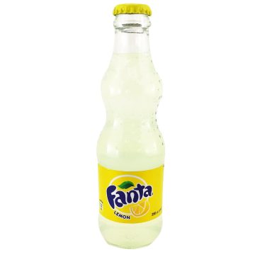 نوشابه لیمویی شیشه فانتا 250 سی سی