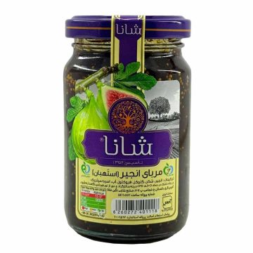 مربای انجیر استهبان شیشه شانا 210 گرم