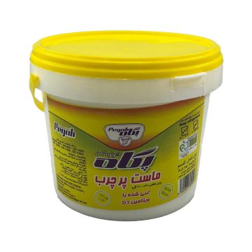 ماست سطلی پرچرب غنی شده پگاه 1200 گرم