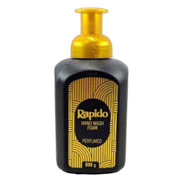 مایع دستشویی فوم معطر پمپی مشکی راپیدو 500 گرم 