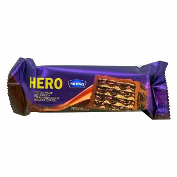 ویفر کاکائو با کرم کاکائو هیرو سیرنگ 35 گرم 