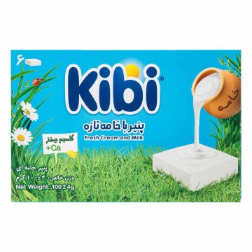 پنیر خامه ای کیبی 100 گرم 6 عددی