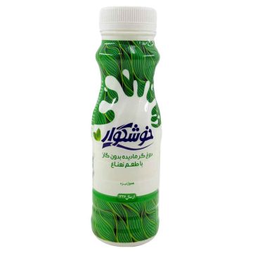 دوغ بدون گاز نعناع بطری خوشگوار 250 سی سی
