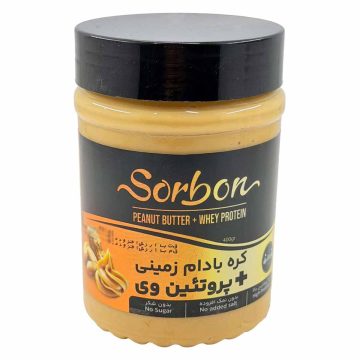 کره بادام زمینی + پروتئین وی سوربن کاله 400 گرم
