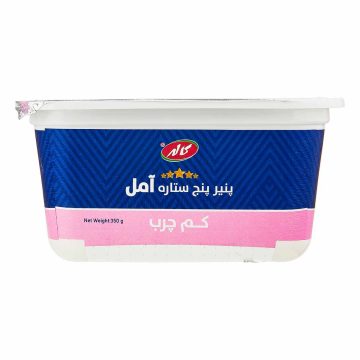 پنیر پنج ستاره کم چرب سفید آمل کاله 350 گرم