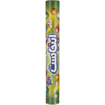 تافی روکش دار میوه ای لوله ای اینجاست دراژه 33 گرم  