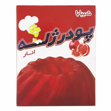 پودر ژله با طعم انار شیبابا 100 گرم