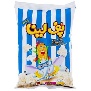 پاپ کورن بدون پوسته پنیری پف لینا 60 گرم