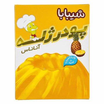 پودر ژله با طعم آناناس شیبابا 100 گرم
