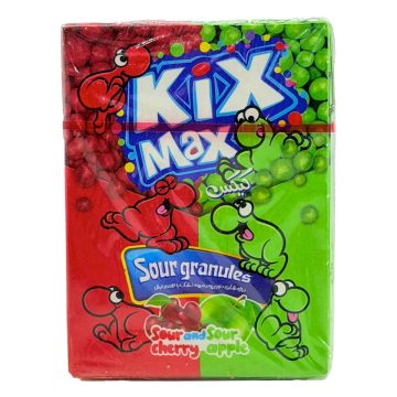 دراژه شکری ترش مخلوط سیب و آلبالو پاکتی کیکس مکس 40 گرم