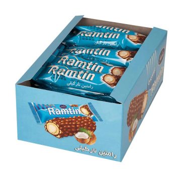 شکلات رامتین نارگیلی شونیز 19 گرم بسته 24 عددی