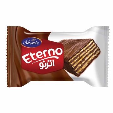 ویفر با کرم کاکائویی و روکش کاکائویی اترنو شونیز 24 گرم