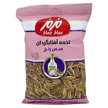 تخمه آفتابگردان پوست دار سس رنچ مزمز 105 گرم