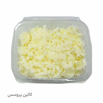 پنیر پیتزا پروسس (رنده شده) موزارلا کالین فله وزن 250 گرم