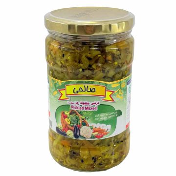 ترشی مخلوط ریز ( مجلسی ) صالحی 650 گرم 
