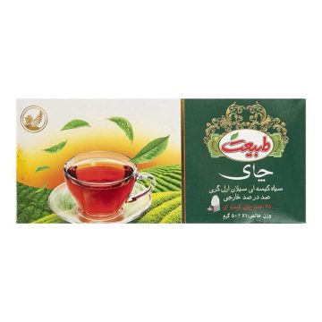 چای کیسه ای سیلان ارل گری (معطر) نفیس طبیعت 25 عددی