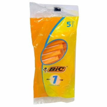تیغ ژیلت یک تیغه حساس بیک 5 عددی کد 0162 