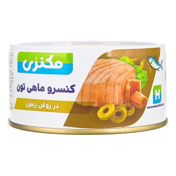 کنسرو ماهی تون در روغن زیتون مکنزی 180 گرم