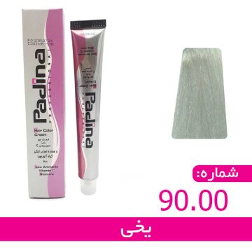 کرم رنگ مو یخی کد 00-90 پادینا 100 میل