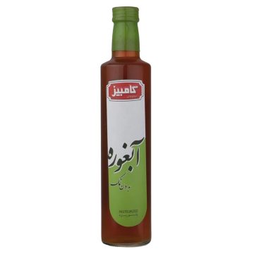 آبغوره بدون نمک شیشه ای کامبیز 500 میلی لیتر 