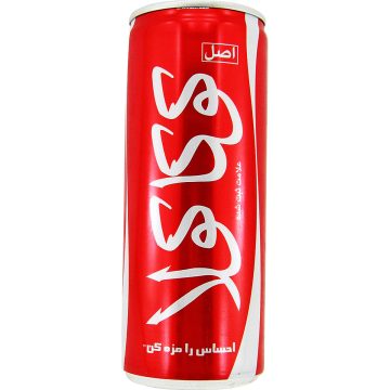 نوشابه کولا قوطی کوکاکولا 250 سی سی