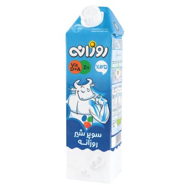 سوپر شیر نیم چرب روزانه پاکتی روزانه 1 لیتر