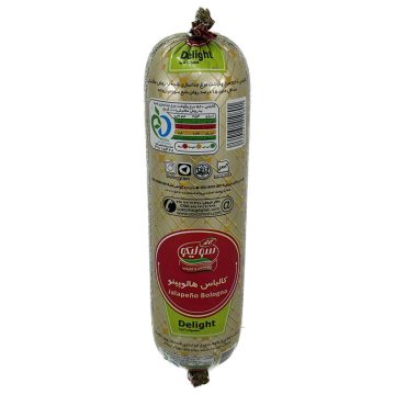 کالباس خانواده 40 درصد گوشت مرغ هالوپینو سولیکو کاله 500 گرم 