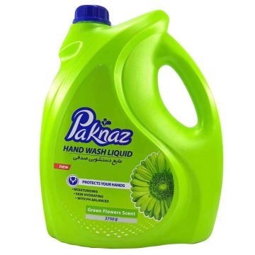مایع دستشویی صدفی رایحه گل سبز پاکناز 3750 گرم 