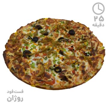 پیتزا رست بیف آمریکایی خانواده ( 35 سانتی متر )