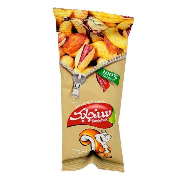 آجیل مخلوط نمکی سنجابک 30 گرم 