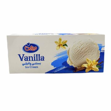 بستنی پاکتی وانیلی میهن 1 لیتر (500 گرم)