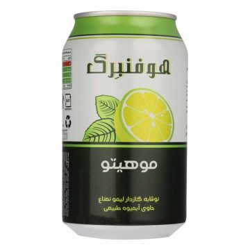 آبمیوه گازدار موهیتو قوطی هوفنبرگ 330 میلی لیتر