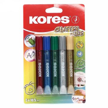 چسب اکلیلی 5 رنگ کورس مدل Glitter