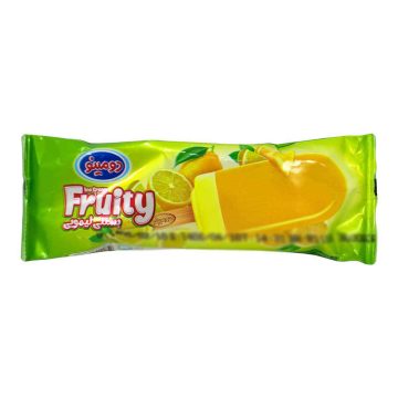 بستنی چوبی وانیلی با روکش لیمو دومینو 60 گرم 