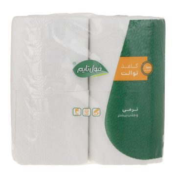 دستمال توالت 4 لایه فول تایم 4 رول