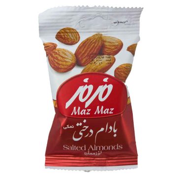 مغز بادام درختی نمکی مزمز 17 گرم