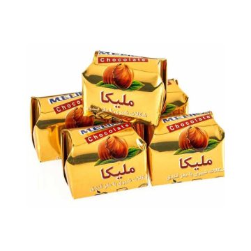 شکلات شیری با مغز فندق ملیکا شونیز فله وزن 100 گرم 