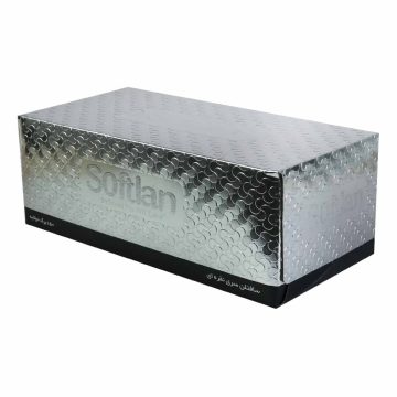 دستمال کاغذی سری نقره ای 150 برگ دولا سافتلن 300 برگ 