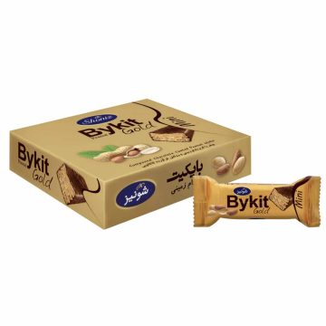 مینی ویفر با کرم بادام زمینی و روکش کاکائویی بایکیت شونیز 500 گرم