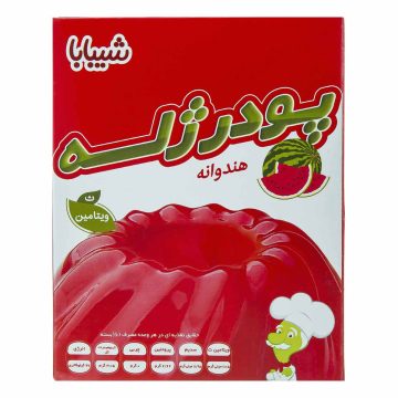 پودر ژله با طعم هندوانه شیبابا 100 گرم