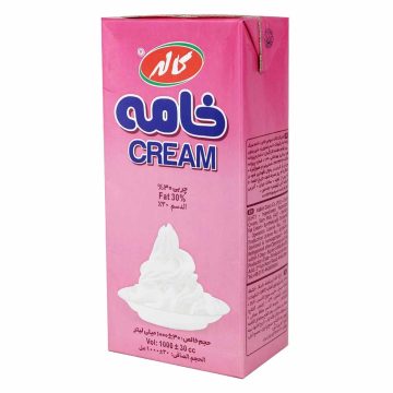 خامه پاکتی 30 درصد چربی کاله 1 لیتر
