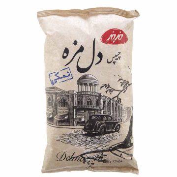 چیپس نمکی دل مزه مزمز 90 گرم