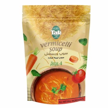 سوپ نیمه آماده ورمیشل تک ماکارون 80 گرم