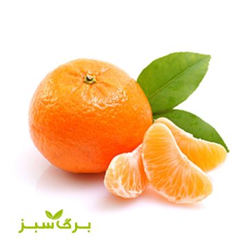 نارنگی پر دزفول برگ سبز وزن 500 گرم