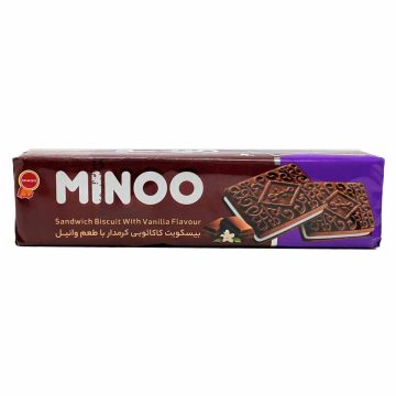 بیسکویت کرمدار کاکائویی مینو 117 گرم