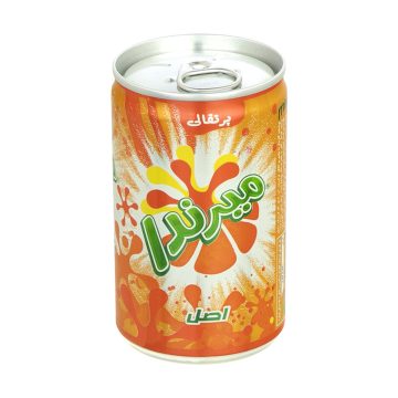 نوشابه پرتقالی قوطی میرندا اصل 150 میلی لیتر