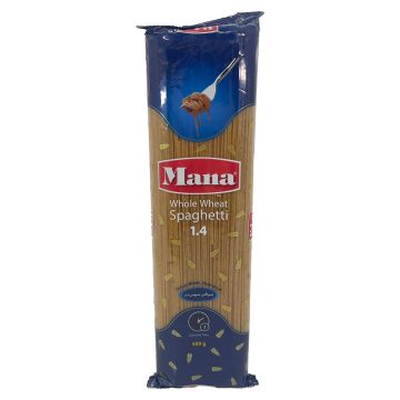 اسپاگتی سبوس دار قطر 1/4 مانا 500 گرم